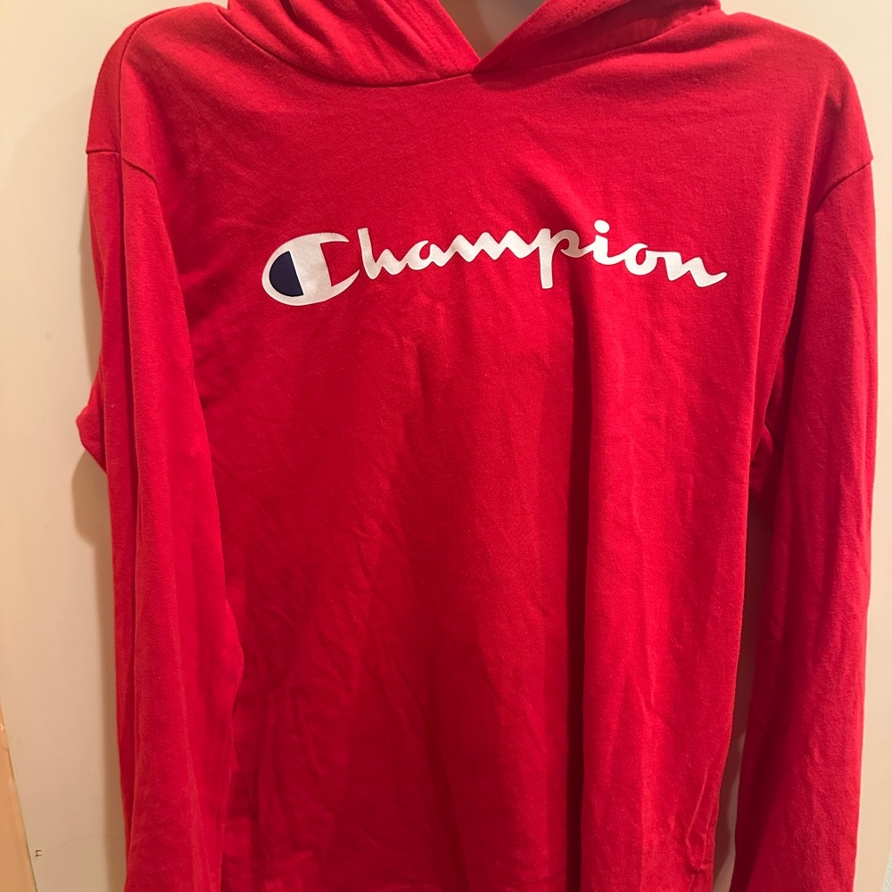 Long sleeve shirt with hoodie